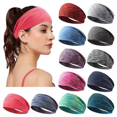欧米の熱い販売の女性の運動のヨガのヘッドバンドは汗を吸い込みます。
