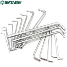 世达铬钒钢加长球头平头内六角扳手81104A 81304A