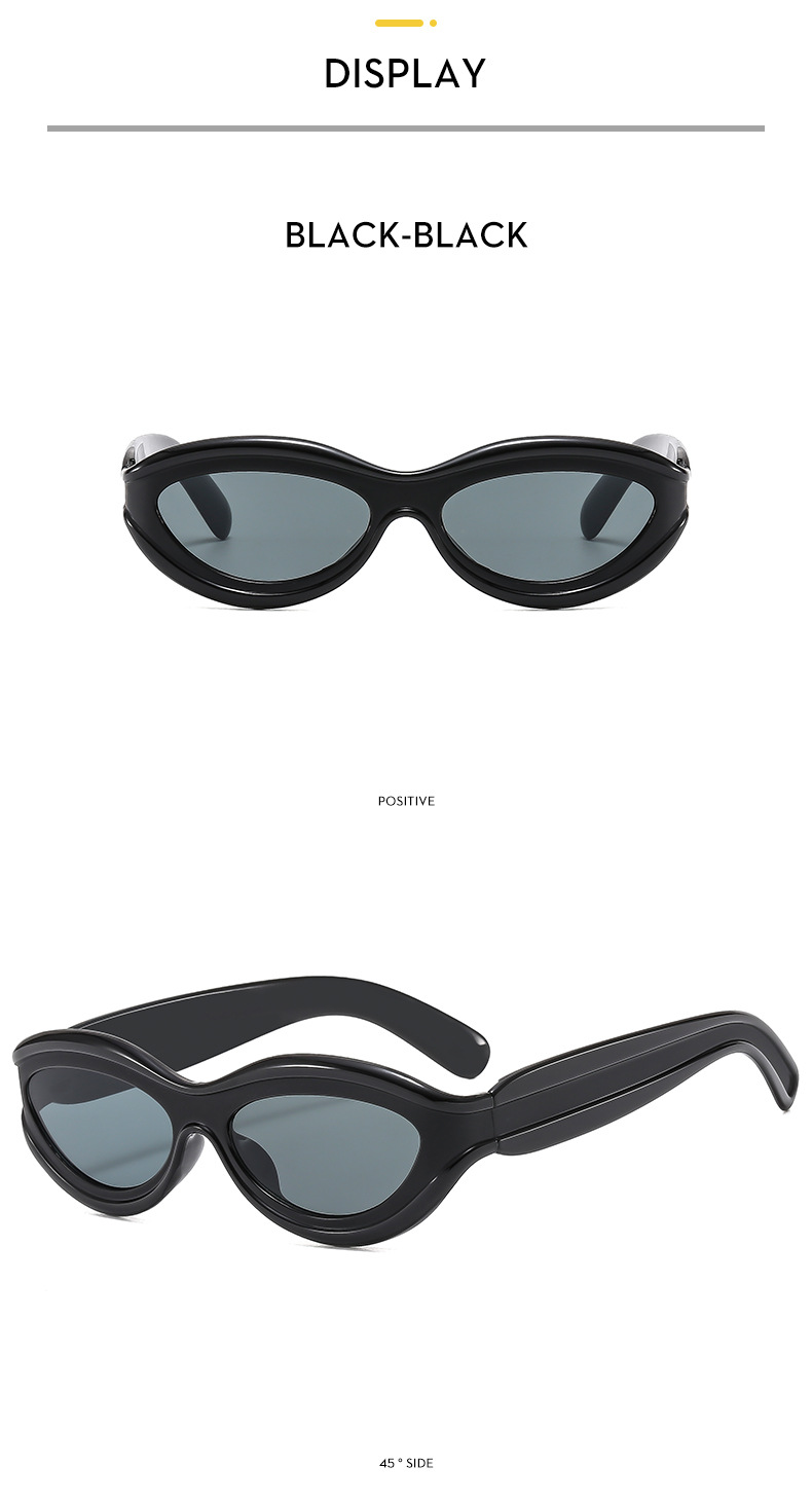 45g Weight Full Frame Glasses Structure Sunglasses Classification PC, UV400 Protection Lens Material Oval Frame Glasses Style Outdoor, Travel Occasion Solid Color, Leopard Pattern Unisex Gender Streetwear Style Streetwear Solid Color Leopard PC UV400 Protection Oval Frame Full Frame Men's Sunglasses 7
