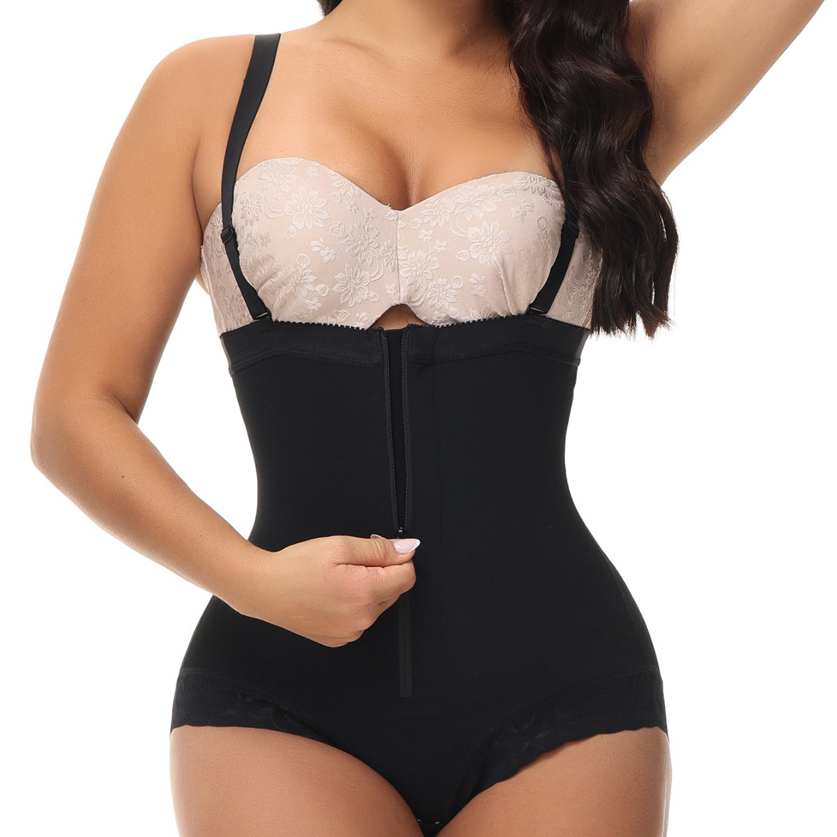 Nueva cremallera interior pecho cintura alta Sling vientre contratación cuerpo que forma grasa mujer más tamaño ropa interior cuerpo conformación corsé de fábrica