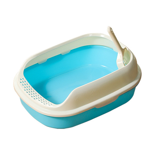 Cat litter box wholesale high edge anti-crack small orange cat litter box anti-fall PP resin Pipitao cat toilet