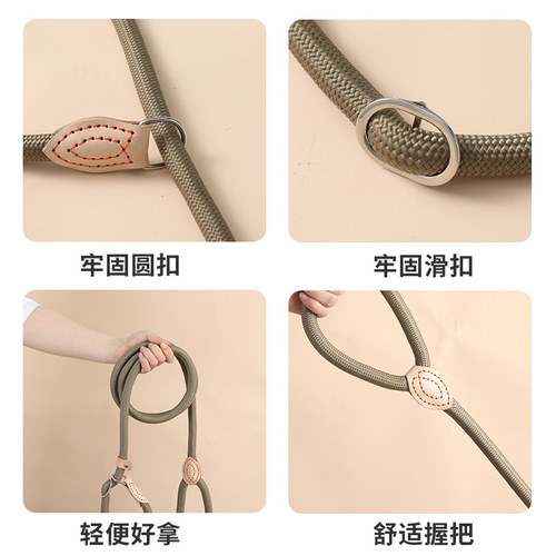 Dog leash bolt slip P chain collar medium and small dog explosion-proof Teddy anti-breakaway pet supplies wholesale