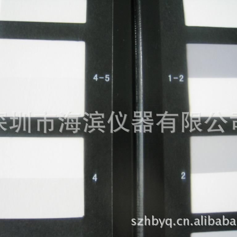 美标AATCC #08360标准沾色灰卡尺进口沾色灰卡纺织评级灰度卡