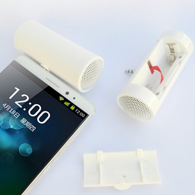 Mobil telefon uchun kichik musiqa shutkasi - amplifikator, radyo uchun universal kolonka