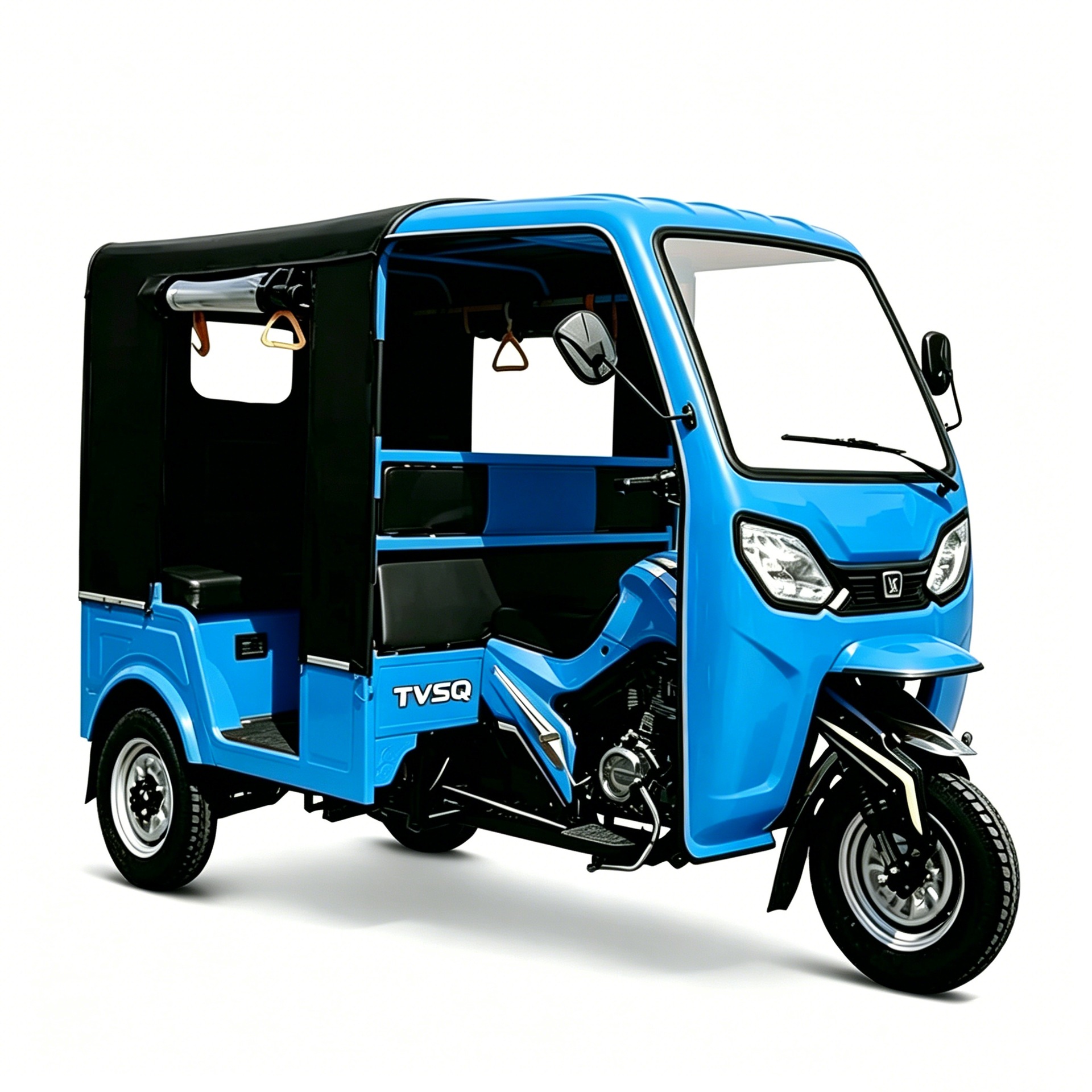 Dudu Car Foreign Trade Model Three-Wheeled Motorcycle for Passenger Transport, Tuktuk Large-Capacity Passenger Tricycle for Cross-Border Sightseeing and Transportation