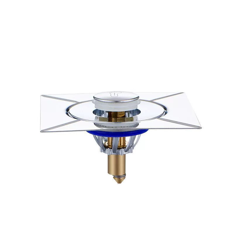 Tapón de drenaje universal de acero inoxidable para fregadero, antiolor y antifugas, con doble filtro