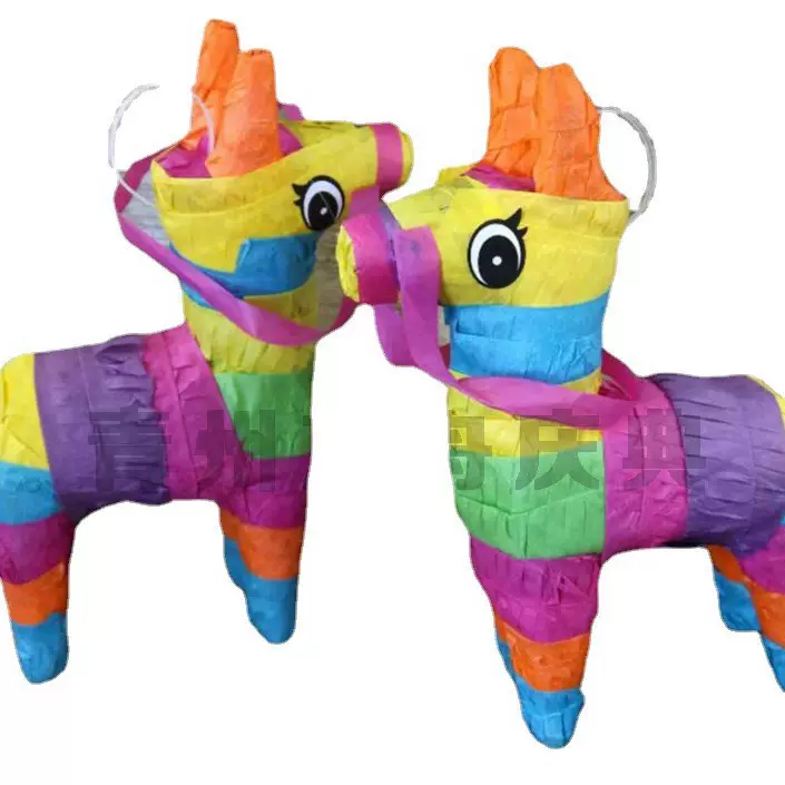 厂家毛驴皮纳塔pinata生日派对用品聚会游戏 节日气氛 畅销欧美