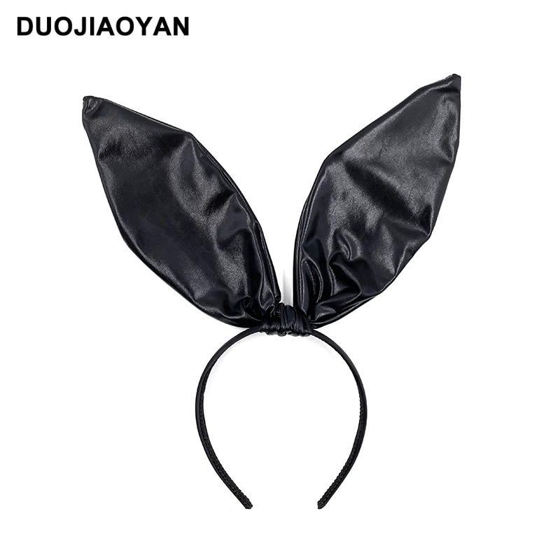Headband Red Rabbit Lace Ears, Handmade Hair Accessory, High-Quality Graduation Party Style