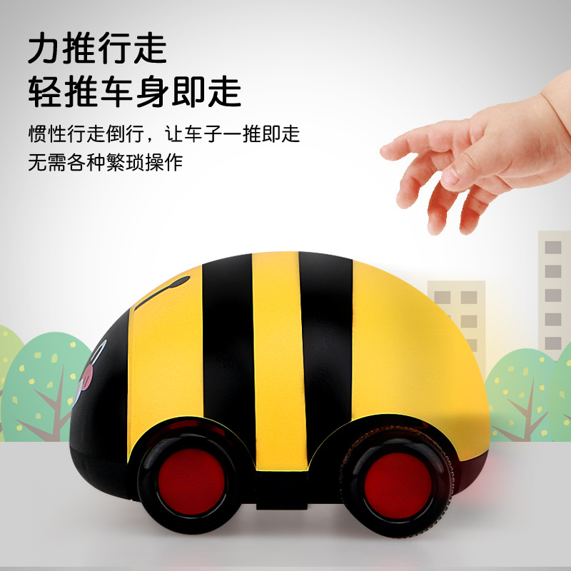 Niños coche de juguete de retroceso bidireccional va hacia adelante y hacia atrás inercia mini coche de juguete para niños coche de niño