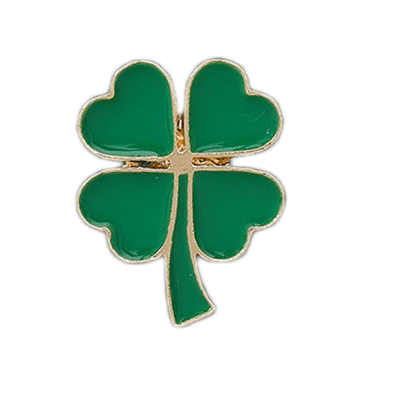 Vierbladige TFBOYS Fan Broche New Forest Stijl Geluksklaver Badge Groen Hoogwaardig Accessoire voor Koppels Schooluniform voor Dames_voghion.com
