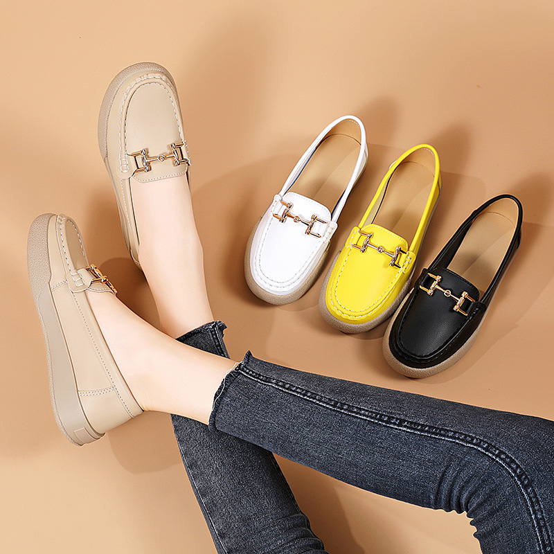 2023 otoño ligero casual zapatos de mujer simple de las mujeres tods del todo-fósforo de las mujeres de la parte baja-top zapatos de mujer slip-on zapatos de mujer