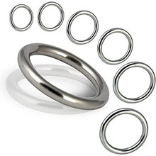 厂家批发316不锈钢圆环O型环 无缝实心圆圈无缝304钢环圈手拉吊环