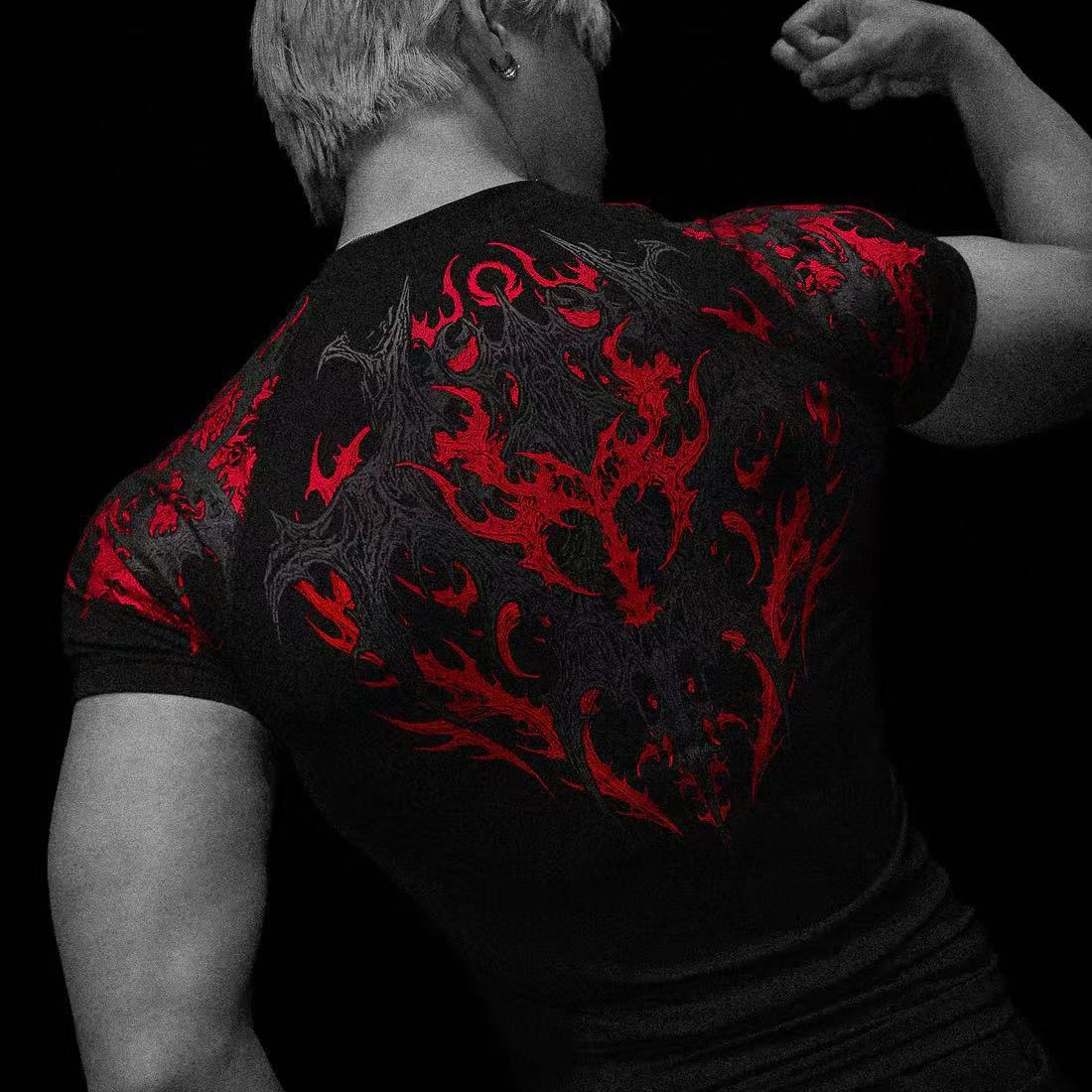 Breathedivinity Venom Purgatory Quick-Dry Short-Sleeve Fitness Sports Shapewear Compression Shirt For Men And Women 008_viptrois.com
