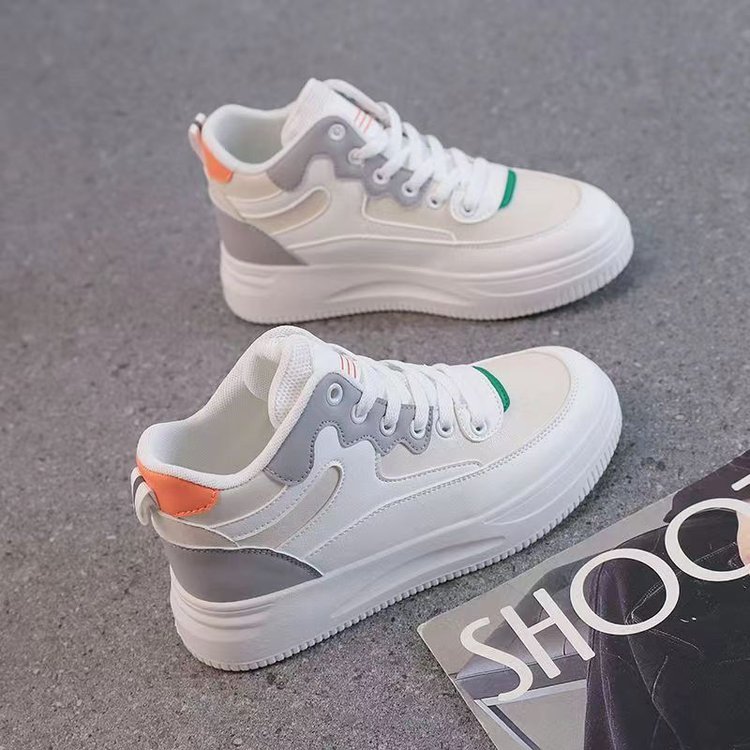 Chaussures de Tennis en cuir pour femmes, baskets en maille synthétique, Absorption des chocs, respirantes, faciles à nettoyer_voghion.com