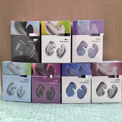 ウルトラクリップオン型BluetoothヘッドセットV12 オーバーイヤー型TWSオープン骨伝導ヘッドセット ワイヤレス骨伝導