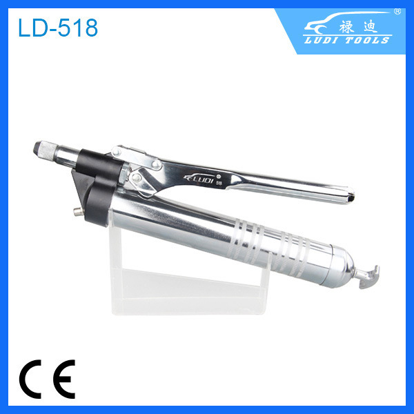 禄迪手动黄油枪 亮银800CC高压打黄油挖掘机重型铲车装载机黄油枪