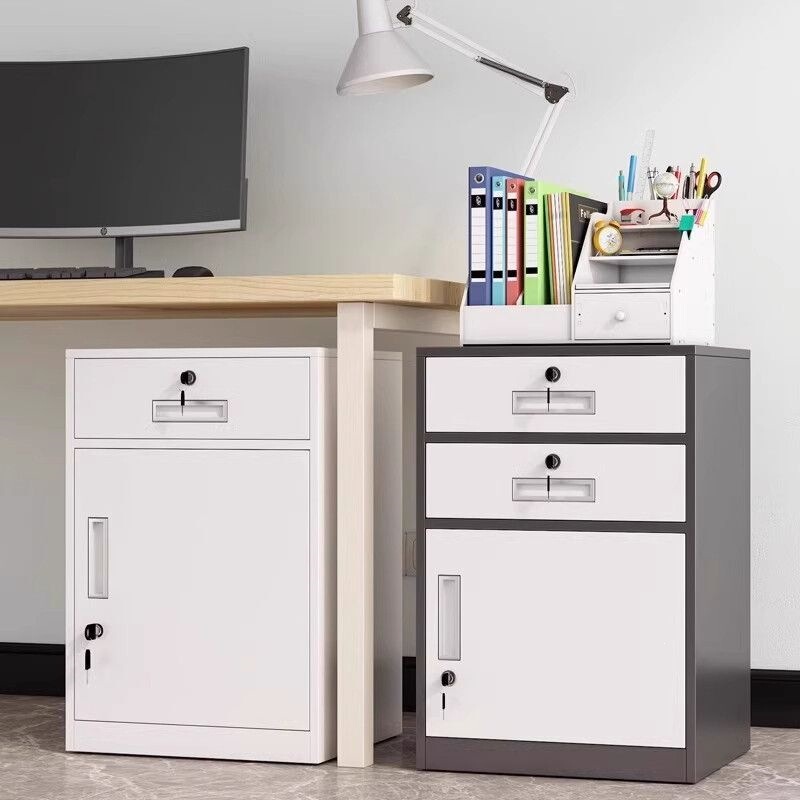Modern minimalist staff office under-desk storage cabinet with lock, office tool storage cabinet, office file cabinet Modern minimalist staff office under-desk storage cabinet with lock, office tool storage cabinet, office file cabinet