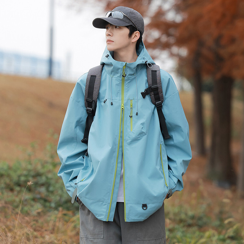 Spring and Autumn Casual Jackets for Junior High School Students, Trendy and Handsome Jackets for Boys and Teenagers, Men's Clothes