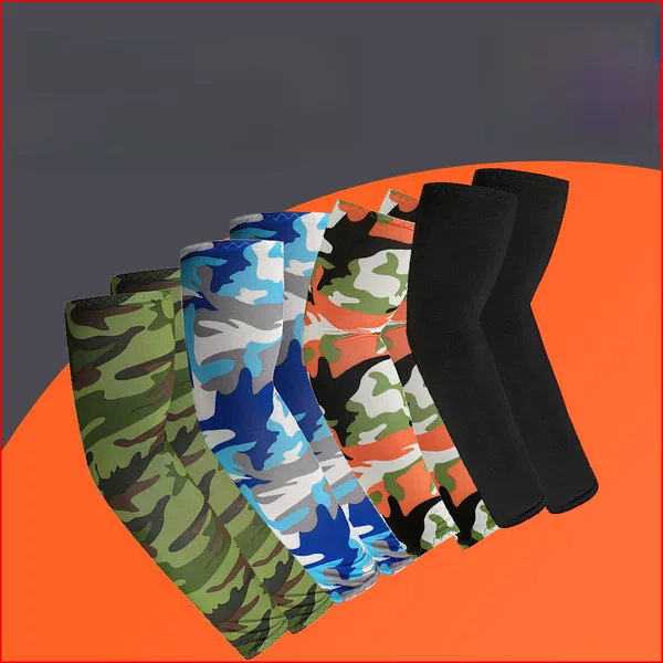 Makino Fei Hu Outdoor Cycling Ice Silk Arm Sleeves Breathable Camouflage Sports Arm Guards Motorcycle Bicycle Sun Protection Sleeves