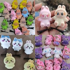 漫画の面白くてかわいい人形ミニヘアピンメーカー卸売子供の日のギフトとして子供たちにホリデーギフトを販売