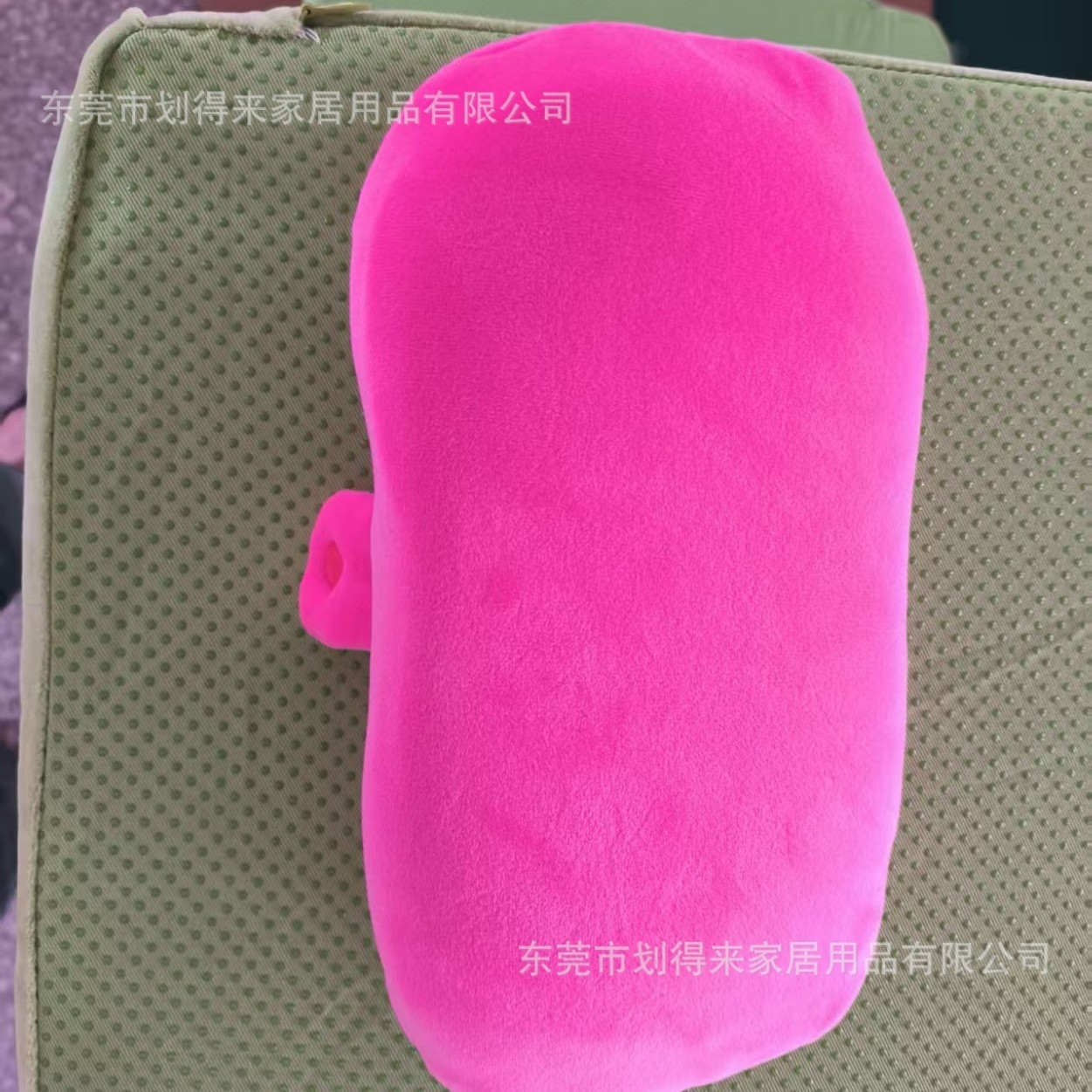 섬세한 핑크색/작은 베개