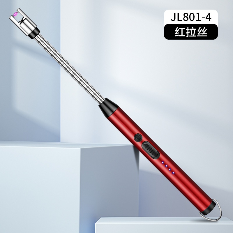 Fabricantes al por mayor Arco Tipo-c Cargador Encendedor Estufa de gas Encendido Agarre Exalargue Cocina Encendedor Transfronterizo Chong