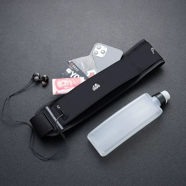 Summer new men's running fitness waist bag women's ultra-thin invisible close-fitting mobile phone bag outdoor sports water bottle bag