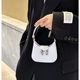 2025 New Jelly Bag Bow Stray Bag Moon Bag Daily All-match Children's Bag Shoulder Crossbody Women's Bag