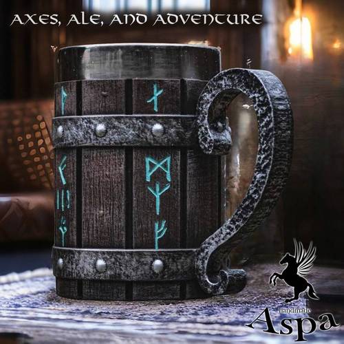 Cross-border hot selling wooden barrel beer mug personalized bamboo chip wooden barrel mug large capacity bar mug