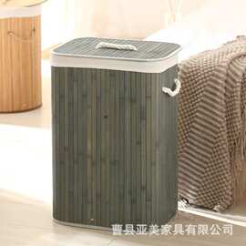 批发带盖脏衣篮家居编织卧室衣物收纳篮多用途杂物零食篮脏衣篓