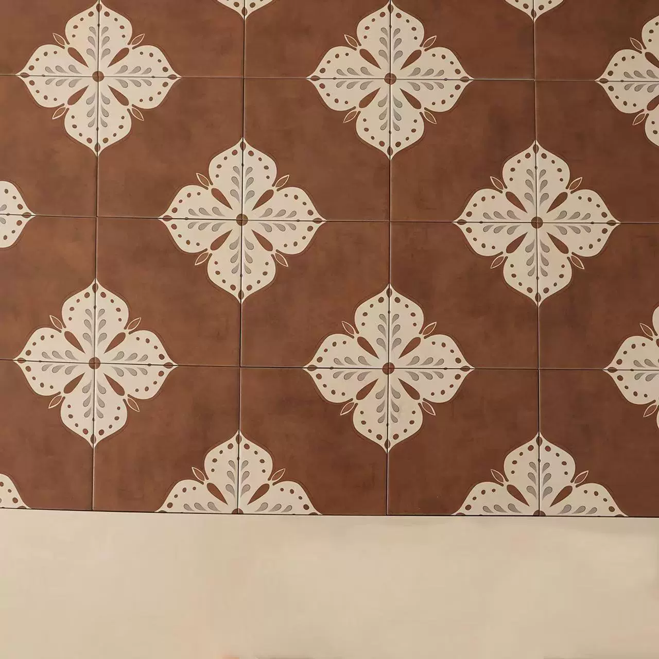 花砖200x200卫生间厨房阳台墙砖咖啡厅民宿地砖法式砖复古瓷砖