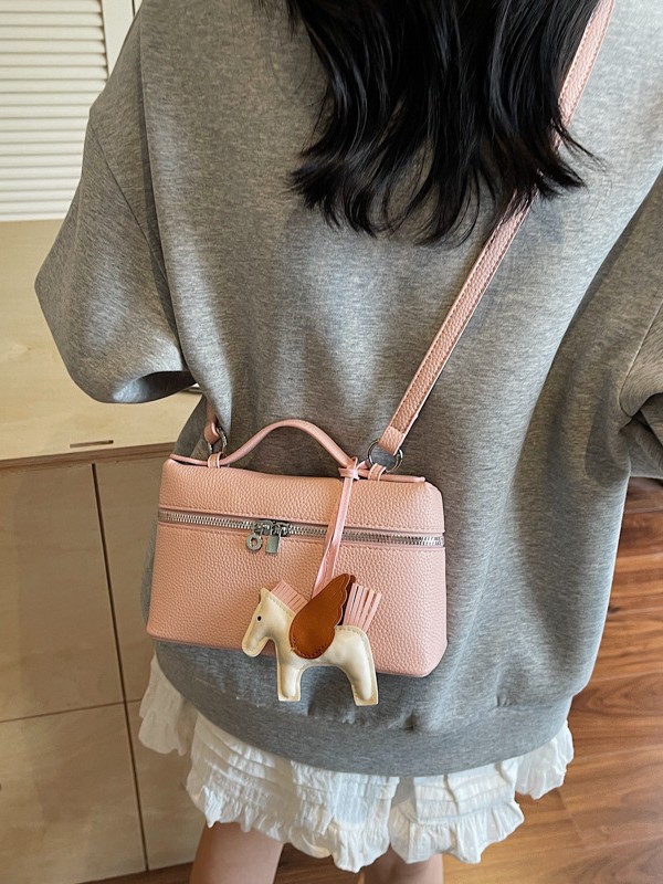 Coreana alta sensación bolso de mano pequeño bolso cuadrado para mujeres 2026 nueva moda estilo exterior ocio bolso de hombro