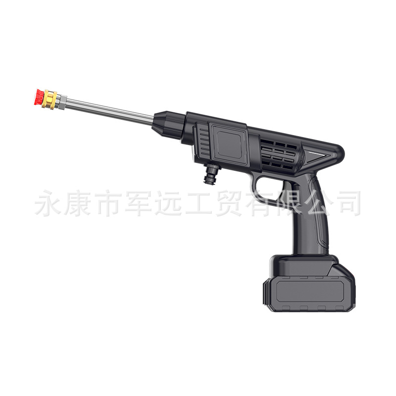 Wireless high-voltage car washing water gun household wireless high-power car washing machine automatic rechargeable lithium car washing water gun