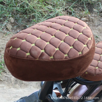 Electric Car Seat Cover Autumn and Electric car cushion - brown-round-head-front-seat-cover