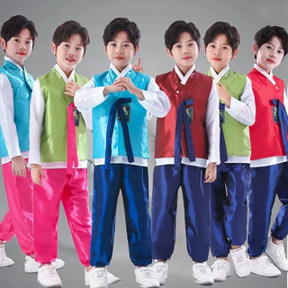 23年韩国传统韩服男士少数民族宫廷装改良鲜族服装影楼结婚演出服