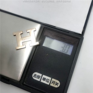 Mobile Phone Case OEM Customized Nani NANNIN Leather Hardware Patch Trend H Letter Rose Gold Small Iron Plate