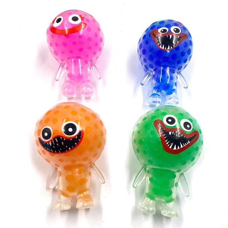 Amazon Little Man Poppy Minion Le La La Fun Decompression Vent TPR Factory Wholesale Christmas Buns Pinch Fun