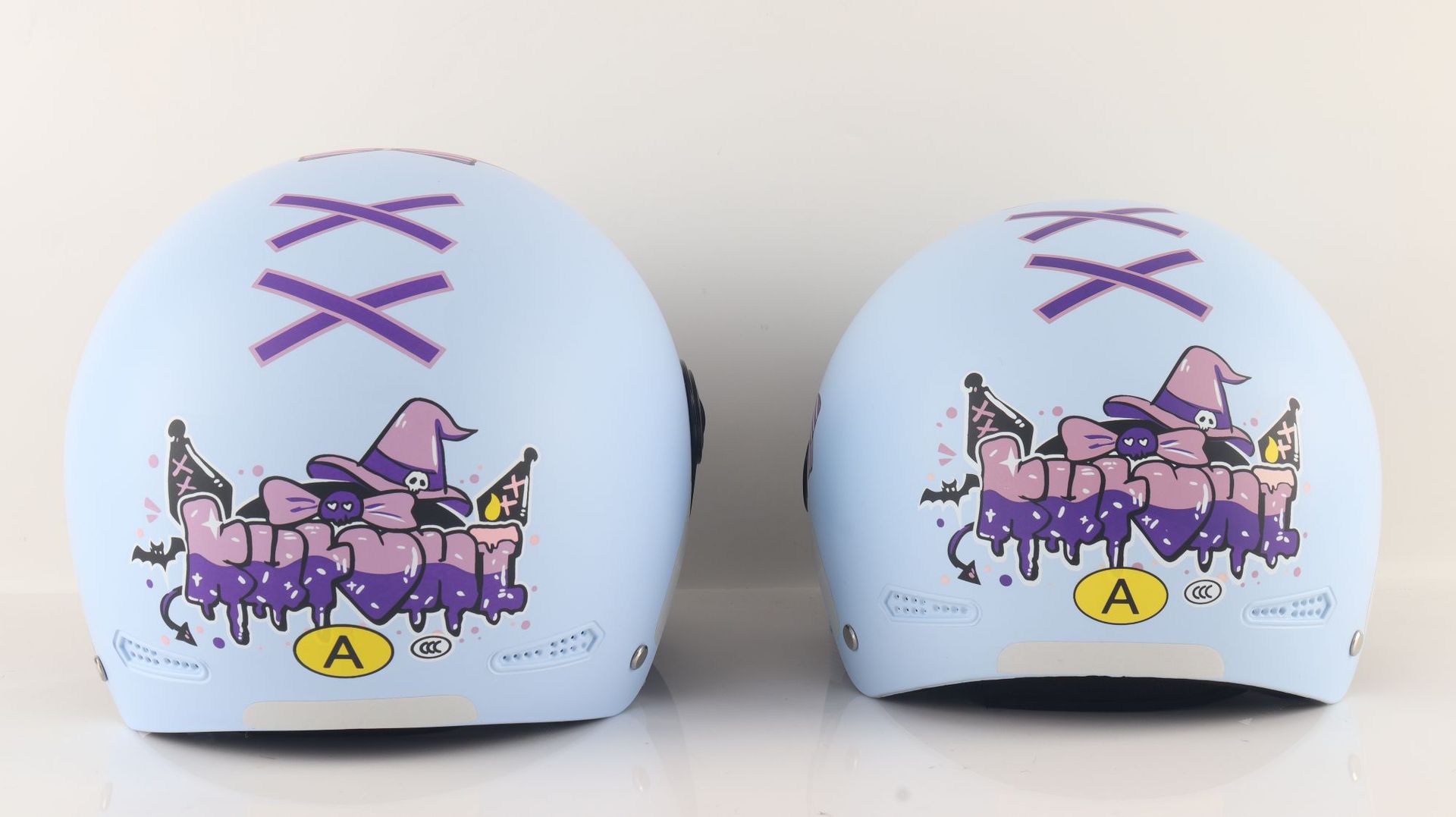 Helmet for Electric Vehicles 3C Summer Helmet Class a Parent-Child Helmet Children's Helmet Cartoon Cute Adult Motorcycle Helmet for Women