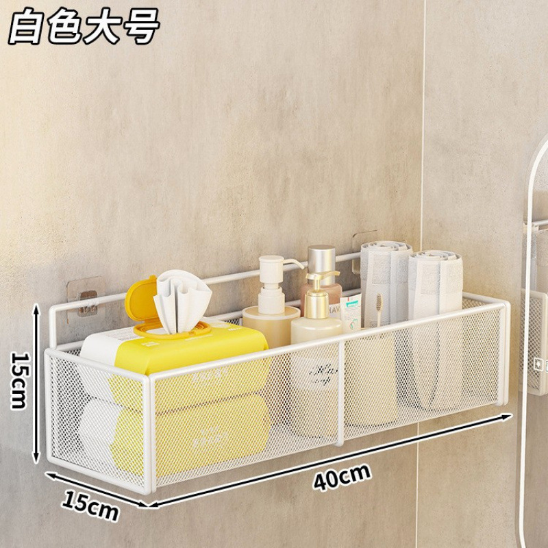 Blanco grande (gancho adhesivo gratis sin clavos)