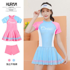 Children's swimsuit for girls, girls, middle children, new cute princess dress flat bottom swimwear one-piece swimsuit wholesale