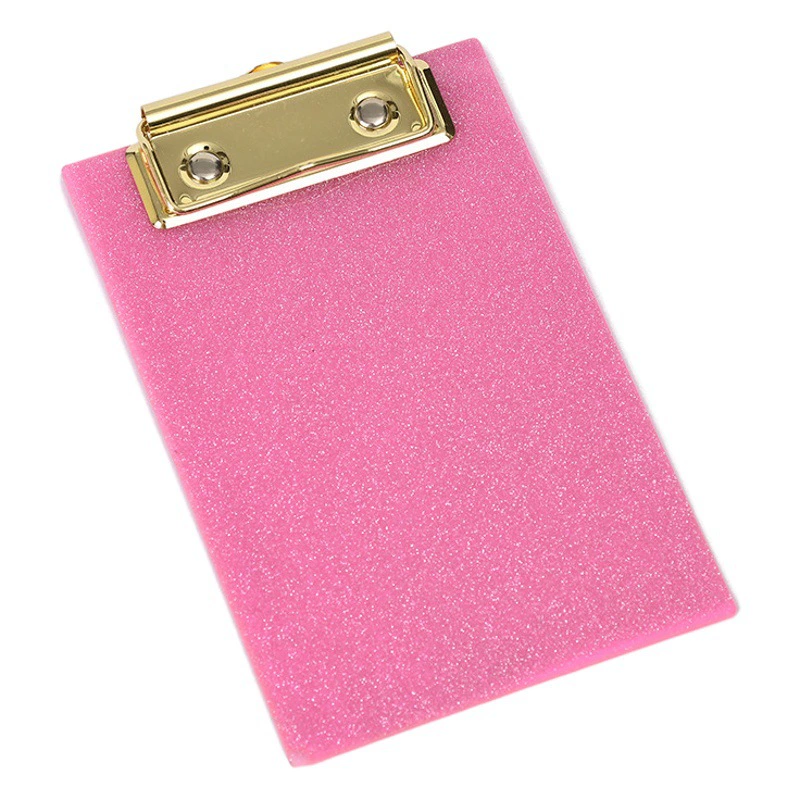 Трансграничный блестящий акриловый зажим для папки, доска для письма, стальной зажим, зажим для доски для письма, зажим для давления, плоский зажим, зажим для меню