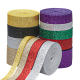 Colorful Glitter Powering Bow Glitter Glitter Shallot Ribbon Christmas Gift Box Colored Shallot Sequins Decorative Ribbon