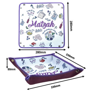 New Canvas Storage Tray Home Decoration Creative Ornament Tray with Customizable Pattern Size