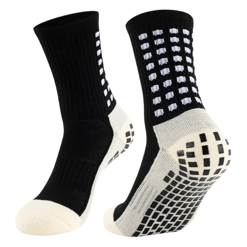 Cross-Border Men's and Women's Anti-Slip Football Socks, Adult Short and Long Tube Thickened Towel Bottom Floor Socks, Children's Sports Socks