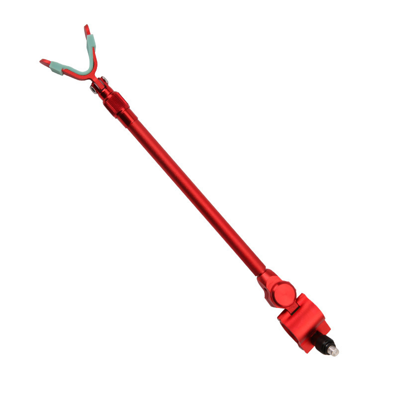 Soporte de caña de pesca metal colgante trasero antena de aleación de aluminio antideslizante batería universal accesorios de marco de caña de pesca soporte de pesca