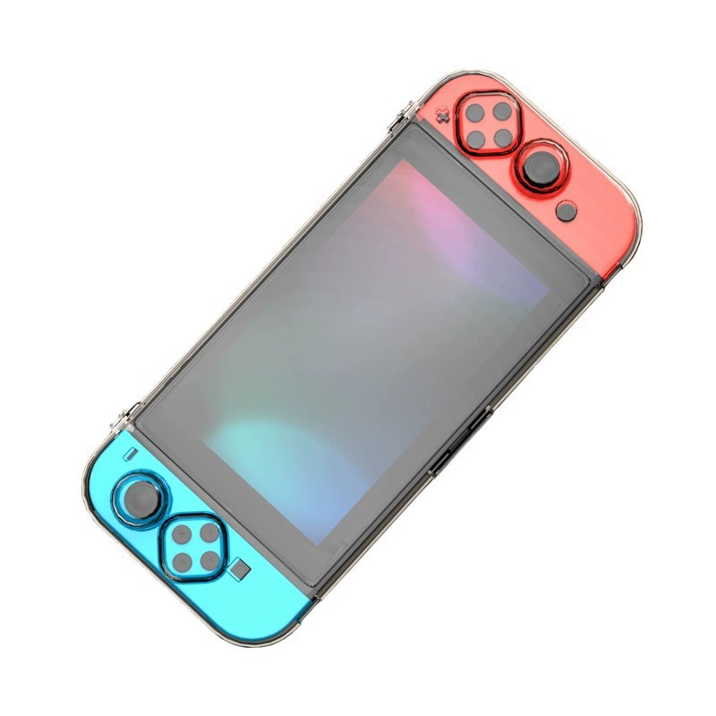 Полная защитная прозрачная оболочка для Nintendo Switch, легкая твердого ПК оболочка, кристальная оболочка для консоли и периферийных устройств