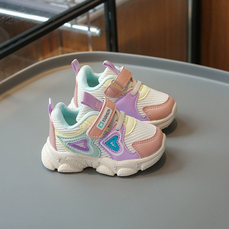 Детская спортивная обувь 2025 новая весна осень липучка для девочек