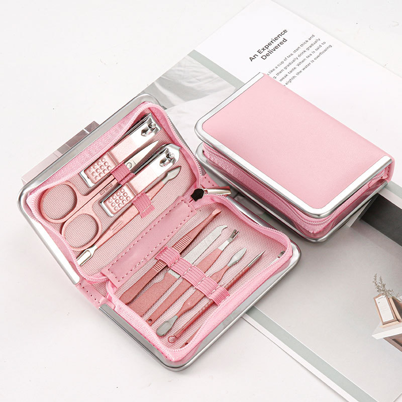 Nail Clippers traje 26 unidades cortaúñas conjunto completo herramientas de uñas pedicura cuchillo hogar damas cortaúñas traje al por mayor