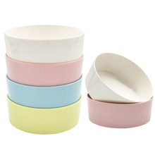 工厂现货批发糖果色宠物碗防打翻耐摔猫碗喂食粮饮水猫咪用品