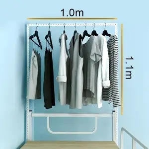 大学生宿舍挂衣服神器免打孔挂钩寝室上下铺床边住校床头置物衣架|undefined